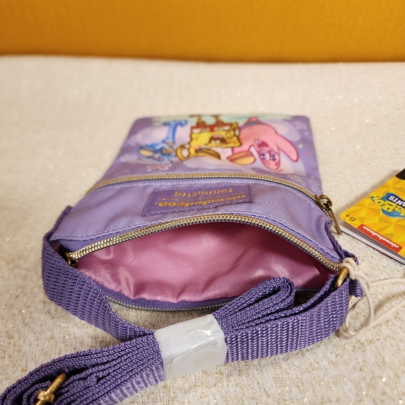 Loungefly Nickelodeon Spongebob  Square Pants Patrick Purple Passport Bag NEW - Picture 9 of 10